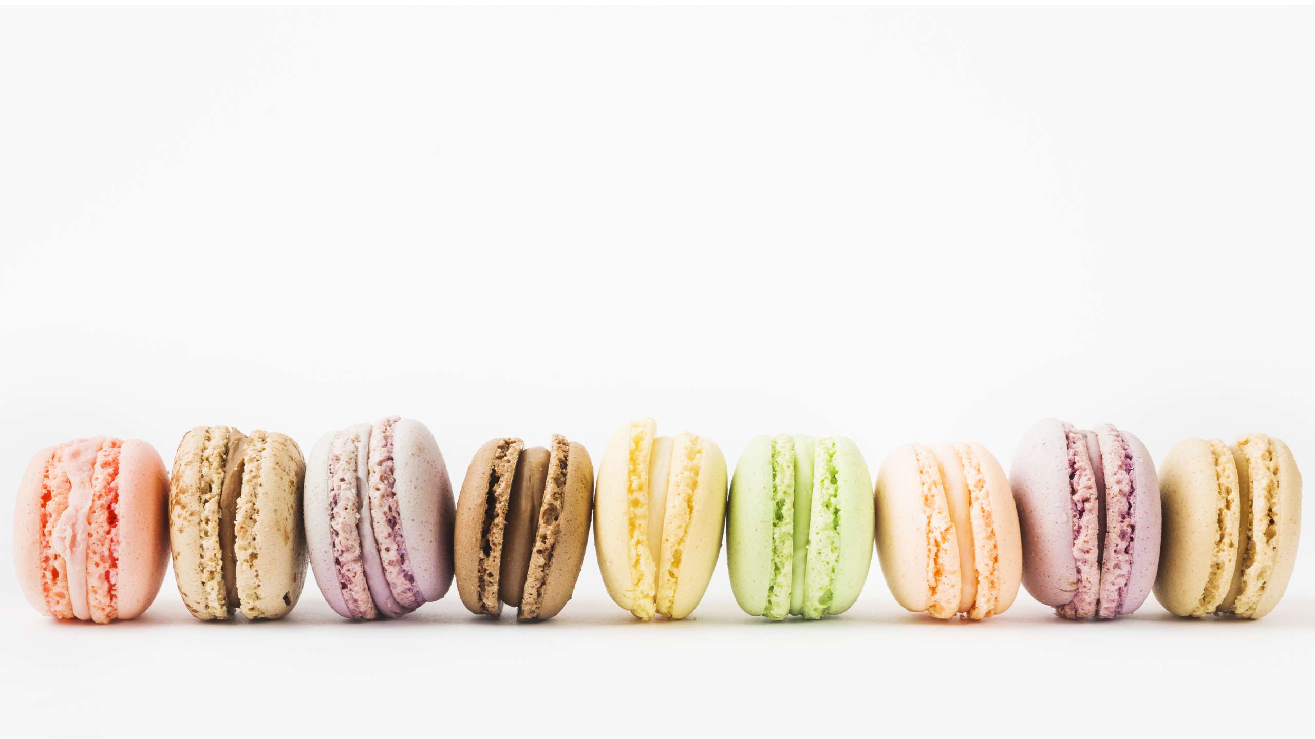 esempio di macaron realizzati con prodotti forniti da Innovaction S.r.l